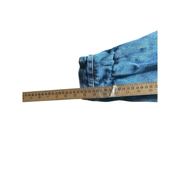 Harley-Davidson Jacket Mens Large Blue Denim Las Vegas Cafe Live To Ride - Picture 10 of 10